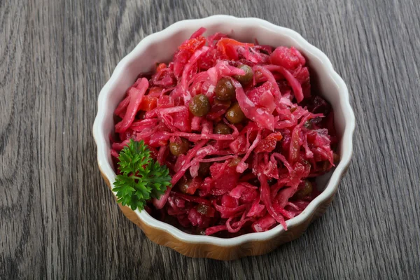 Виньягретский салат — стоковое фото