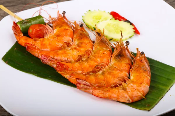 Thai style Prawn skewer — Stock Photo, Image