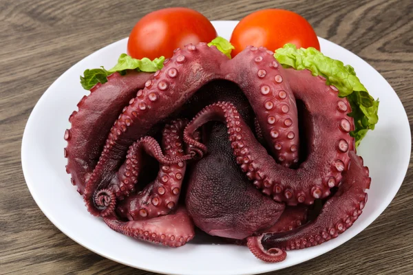 Boiled octopus ready for eat — Stock Photo, Image