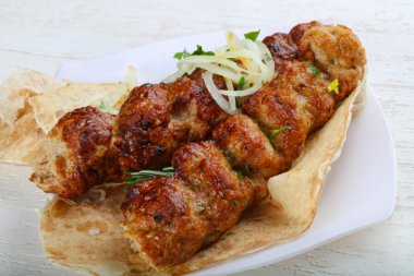 lezzetli tavuk kebabı