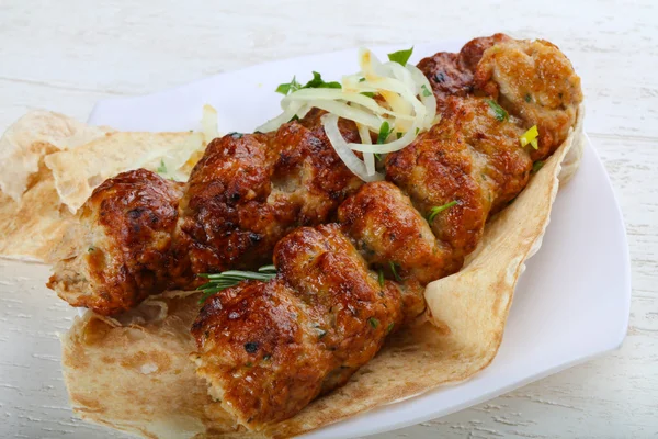 Delicious Chicken kebab — Stock Photo, Image