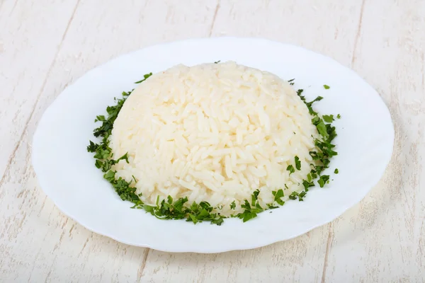 Gekookte gestoomde rijst — Stockfoto