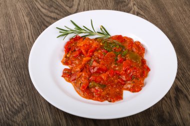 ızgara kırmızı dolmalık biber