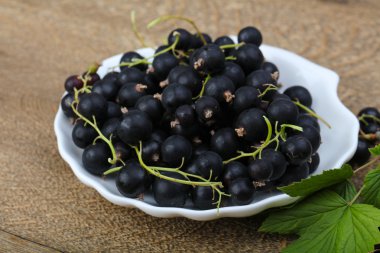 Siyah kuş üzümü yığın