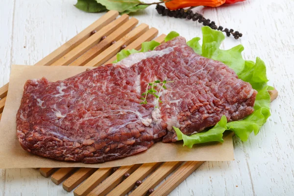 Raw Beef steak — Stock Photo, Image