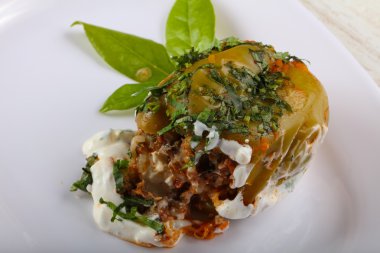 Lezzetli dolma biber