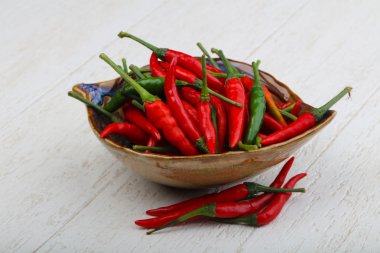 Taze olgun sıcak biber biber