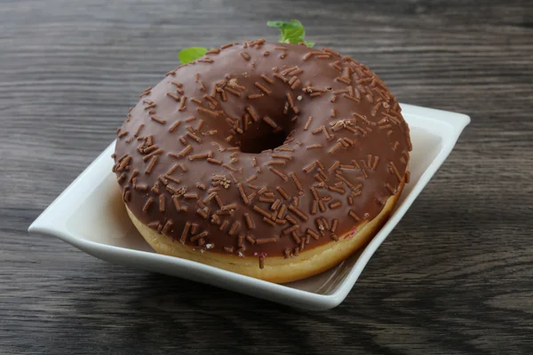 Donut doce fresco — Fotografia de Stock