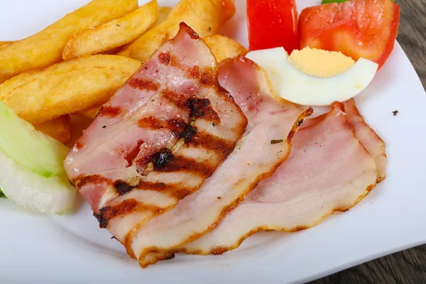 Delicious Grilled bacon — Stock Photo, Image