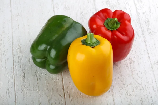 Čerstvé zralé papriky — Stock fotografie