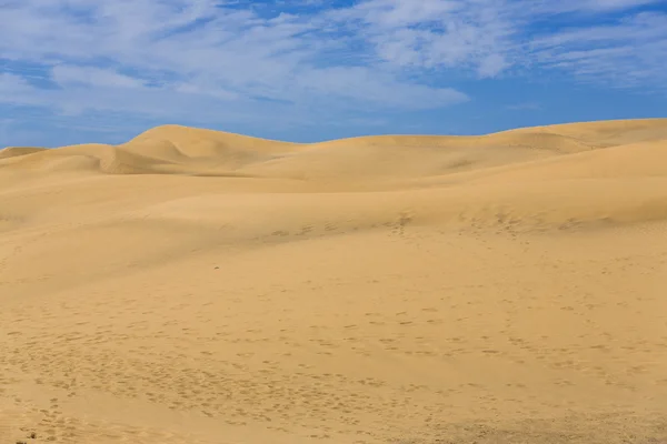 Пустыня на Канарском острове Гран-Канария — стоковое фото