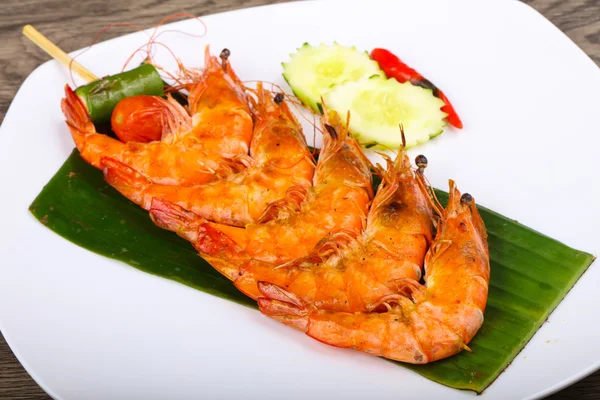 Thai style Prawn skewer — Stock Photo, Image