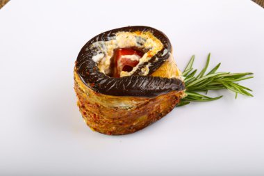 Lezzetli doldurulmuş patlıcan