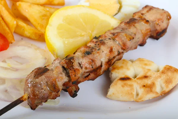 Yunan geleneksel Souvlaki — Stok fotoğraf