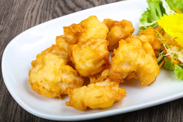 Estilo asiático Calamar tempura — Foto de Stock