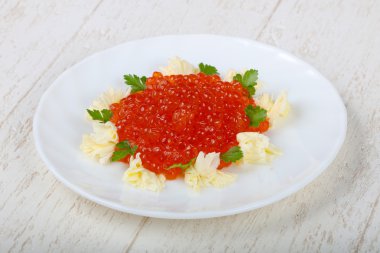 Lezzetli kırmızı havyar