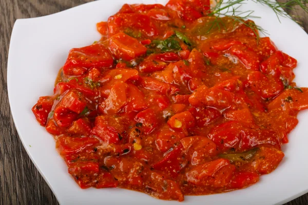 Pimiento rojo asado — 图库照片