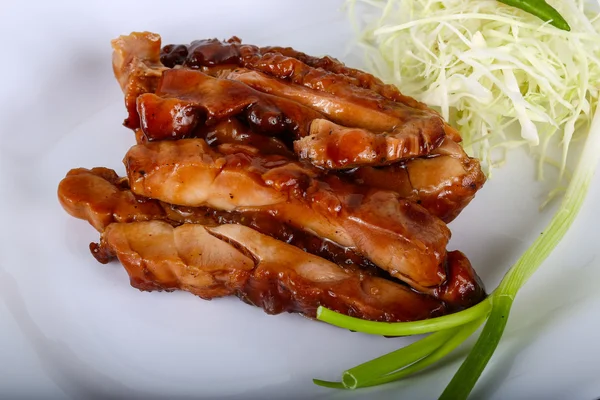 Ayam Teriyaki dengan herbal — Stok Foto