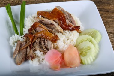 pirinç kızarmış ördek