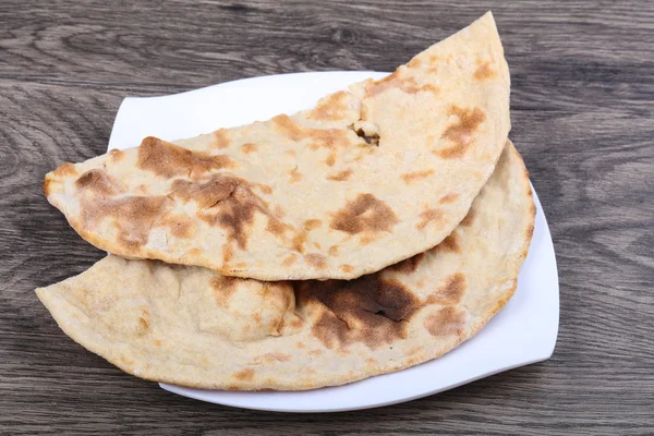 Pâine indiană naan — Fotografie, imagine de stoc