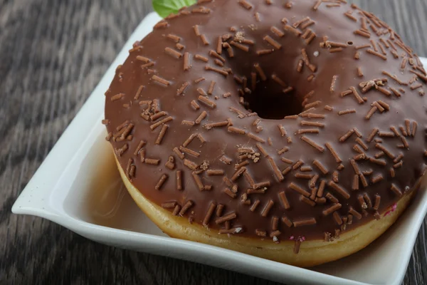 Donut doce fresco — Fotografia de Stock