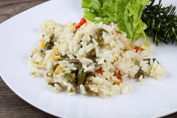 Rice with vegetables