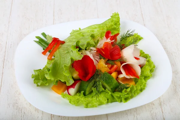 Salada - buquê de verduras — Fotografia de Stock