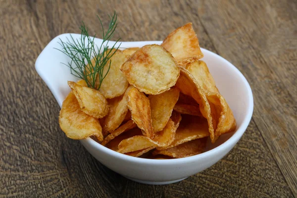 Természetes burgonya chips — Stock Fotó