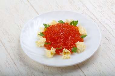 Lezzetli kırmızı havyar