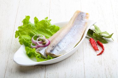 Lezzetli ringa balığı filetosu