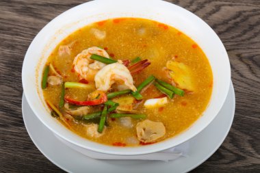 Tayland Mutfağı tom yam çorbası