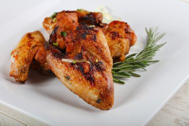 ızgara tavuk kanadı