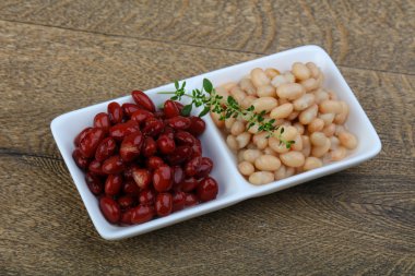 Beyaz ve kırmızı Barbunya