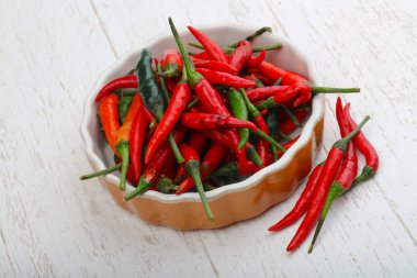 Sıcak biber yığın