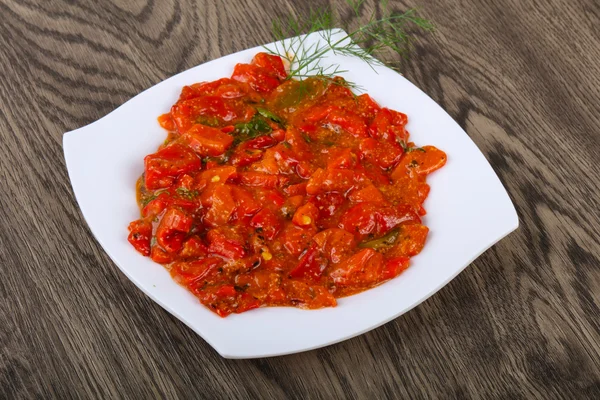 Pimiento rojo asado — 图库照片