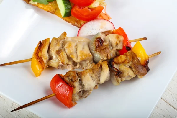 Delicious Chicken skewer — Stock Photo, Image