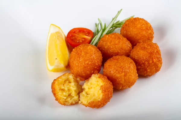 Hot juicy Cheese balls — Stock Photo, Image