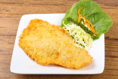 Fried Dory balık
