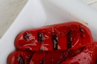 ızgara kırmızı dolmalık biber