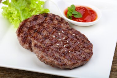 Izgara burger pirzola