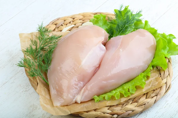 Syrové kuřecí prsa — Stock fotografie