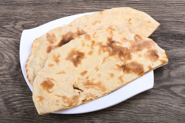 Indian bread naan — Stock Photo, Image