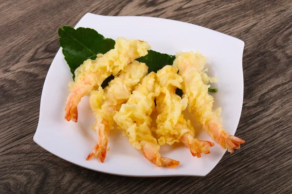 Lezzetli kaplan karides tempura