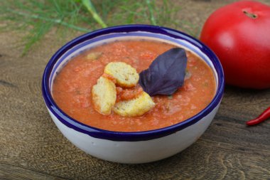 Gazpacho domates çorbası