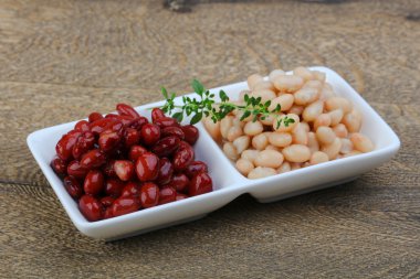 Beyaz ve kırmızı Barbunya