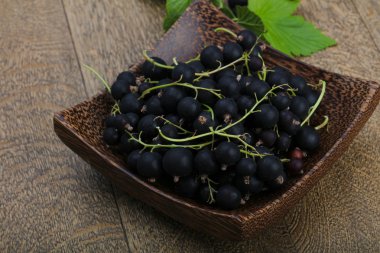 Siyah kuş üzümü yığın