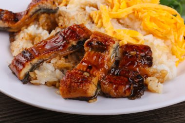 Unaju - yılan balığı pirinç