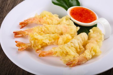 Kaplan karides tempura