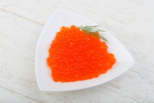 Delicious Red caviar — Stock Photo, Image