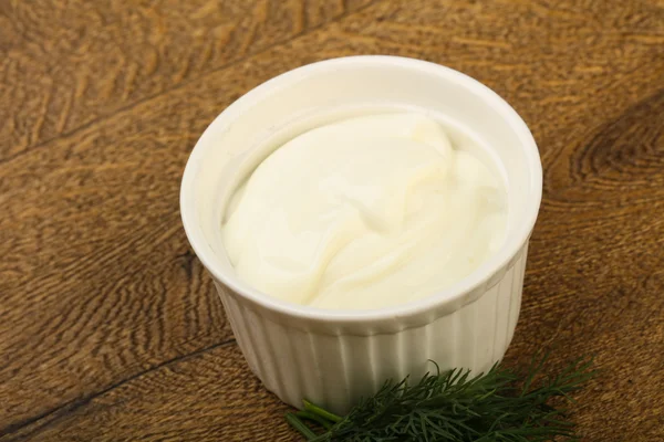 Эффективный греческий йогурт — стоковое фото